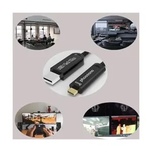 Cable UL CMP Plenum USB A a C de fibra óptica 3.1 10 Gbps_4