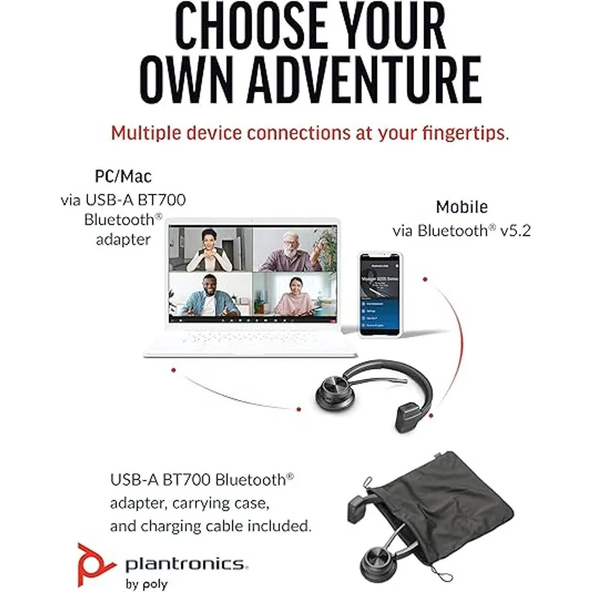 Plantronics by Poly Voyager 4310 UC Auriculares_5