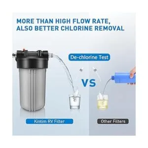 Kintim Filtro de agua 3 etapas en 1 para RV con bloque de_4