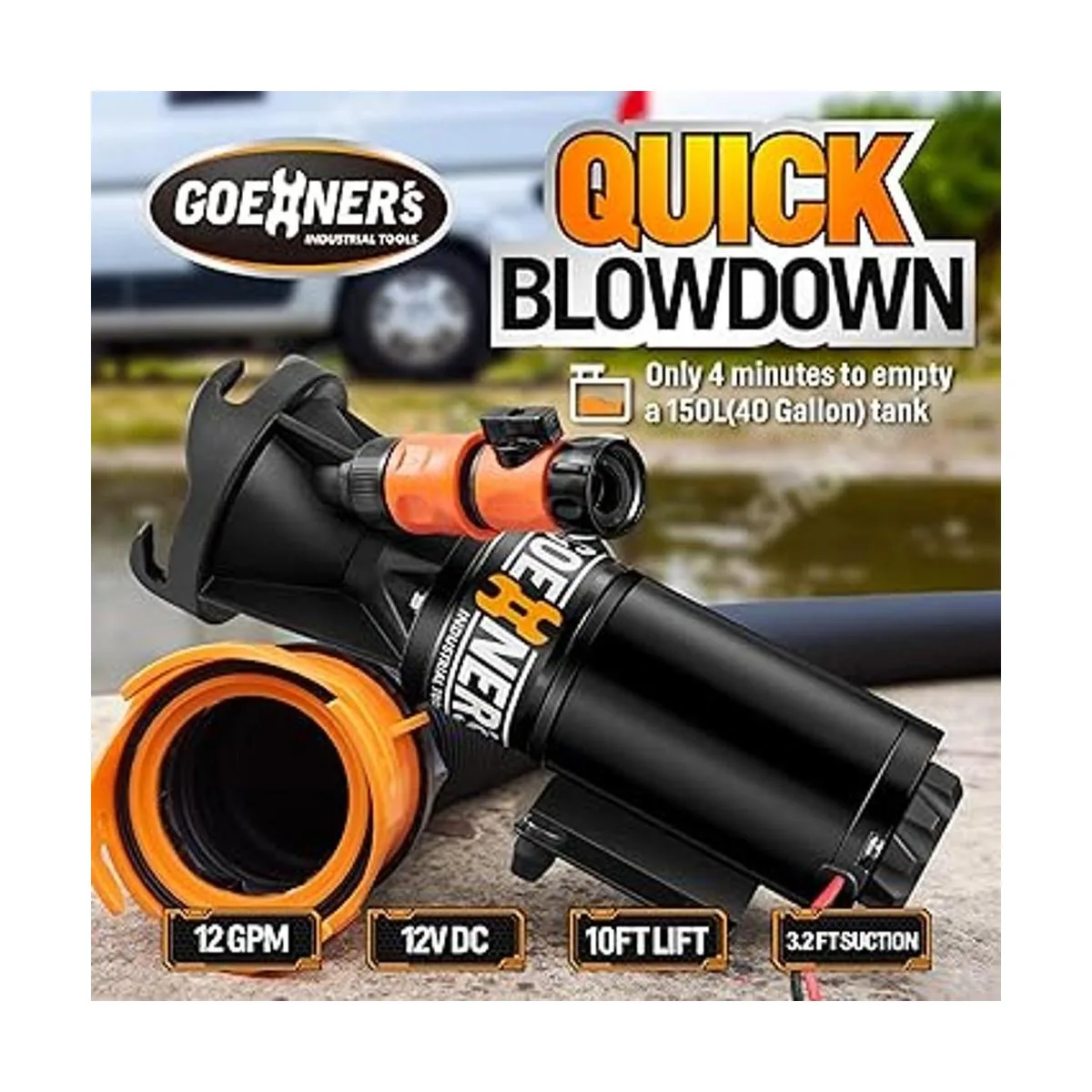 Bomba maceradora portátil de 12 V bomba maceradora para_3