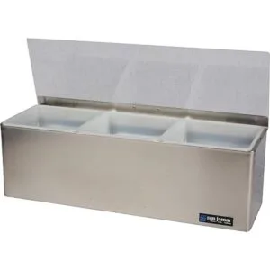 San Jamar B6183L EZChill Centro de decoración de acero_1