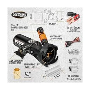 Bomba maceradora portátil de 12 V bomba maceradora para_6