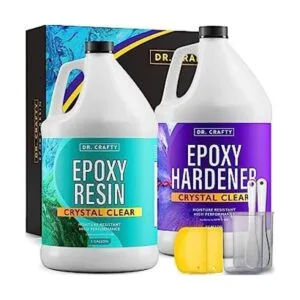 DR CRAFTY Resina epoxi transparente Kit de resina epoxi_1