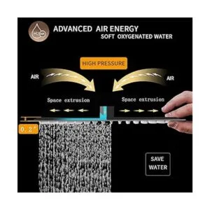 BESy Sistema de ducha 2 en 1 con accesorios cabezal de_4