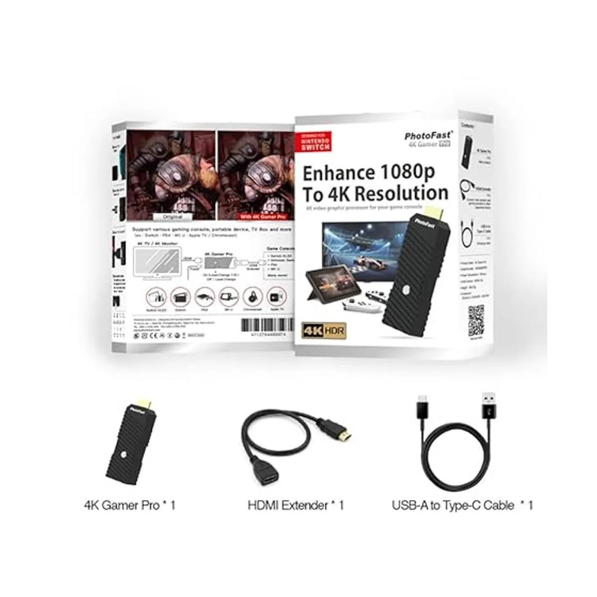 PhotoFast 4K Gamer Pro Video Game Console HDMI 4k upscaler_5