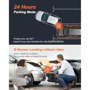 YEECORE D21 Cámara de salpicadero 4K cámara de visión_5