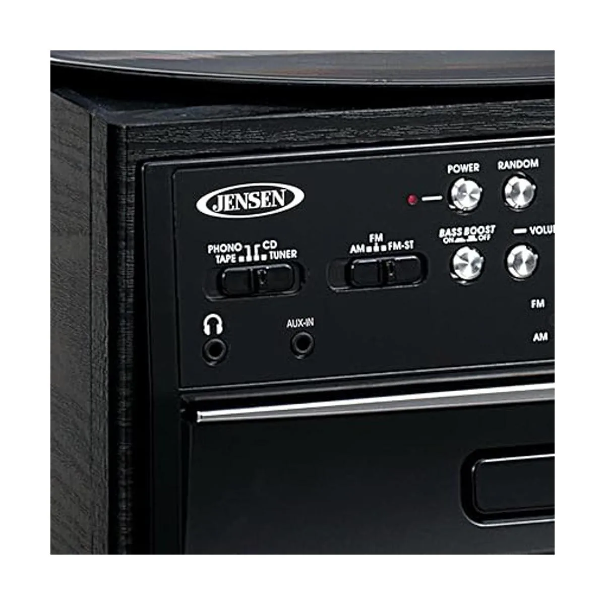 JENSEN JTA475B Tocadiscos estéreo de 3 velocidades con_2