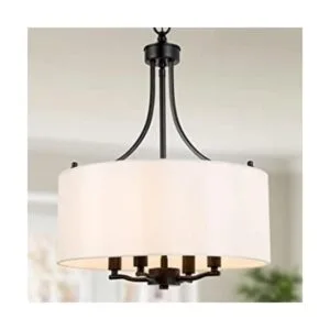 LALUZ Lámpara de araña de iluminación de tambor lámparas_1