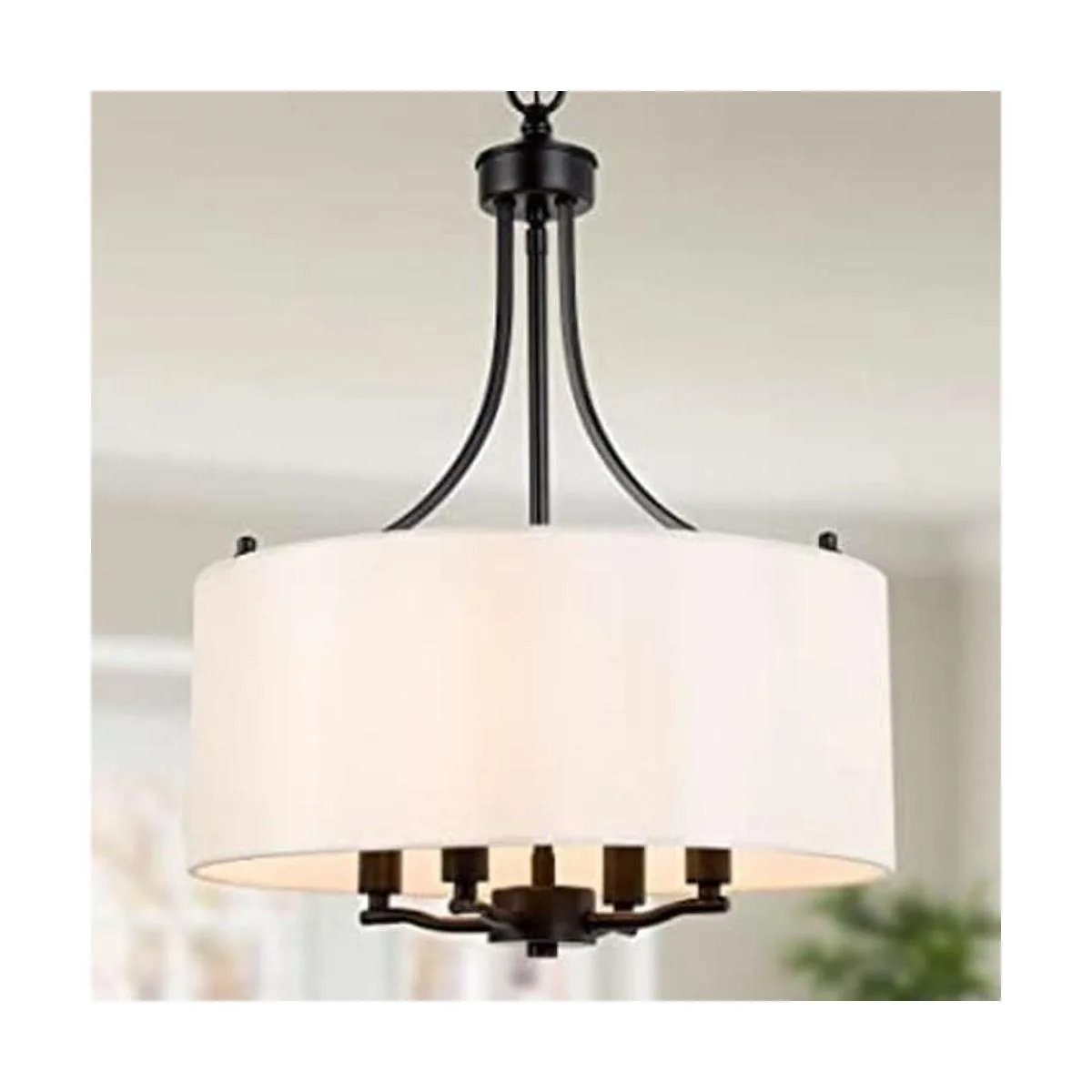 LALUZ Lámpara de araña de iluminación de tambor lámparas_1