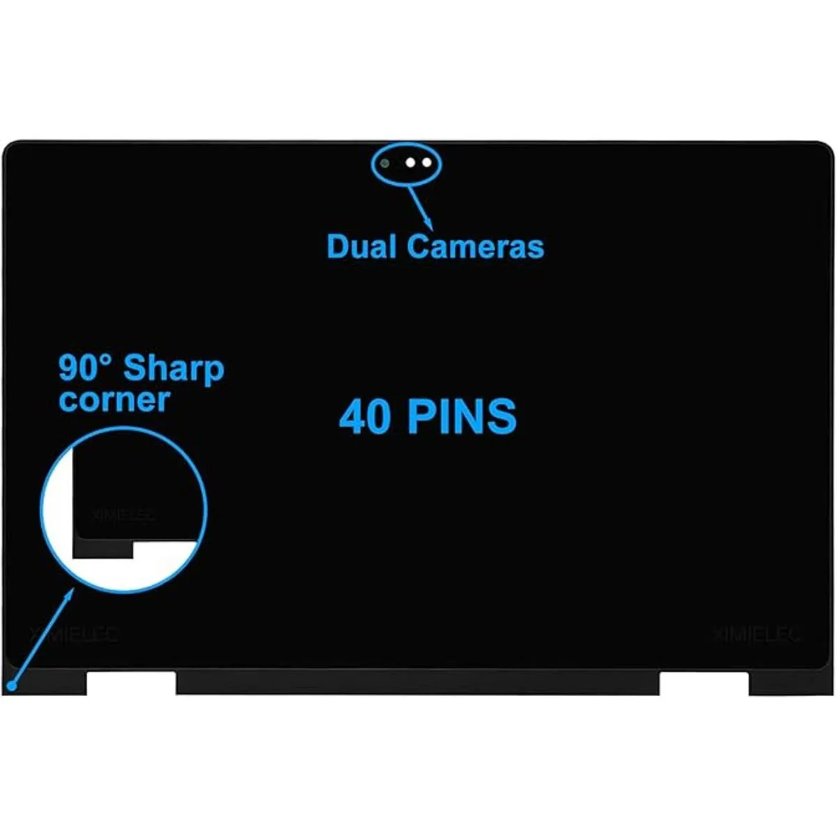 daplinno Pantalla de repuesto de 15.6 pulgadas para Dell_1