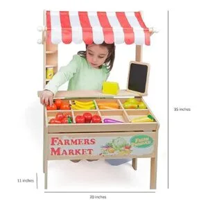 Soporte de madera para mercado de agricultores muebles de_4