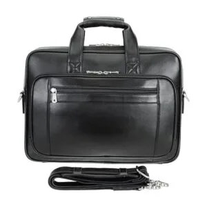 Polare Maletín de cuero de grano completo de 17 pulgadas_3