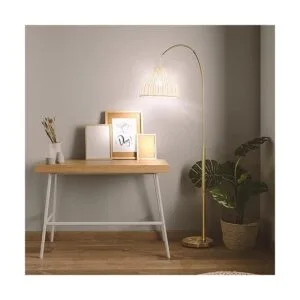 Brightech Lámpara de arco de alondra para salas de estar y_2