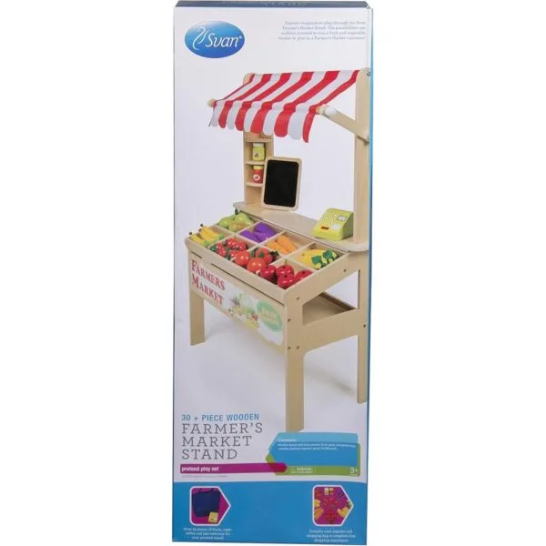 Soporte de madera para mercado de agricultores muebles de_6