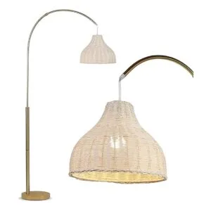 Brightech Lámpara de arco de alondra para salas de estar y_1