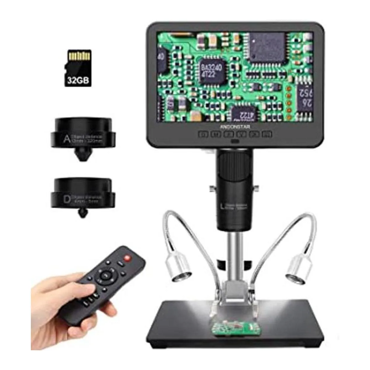 Andonstar AD246SM Microscopio digital HDMI 2000x para_1