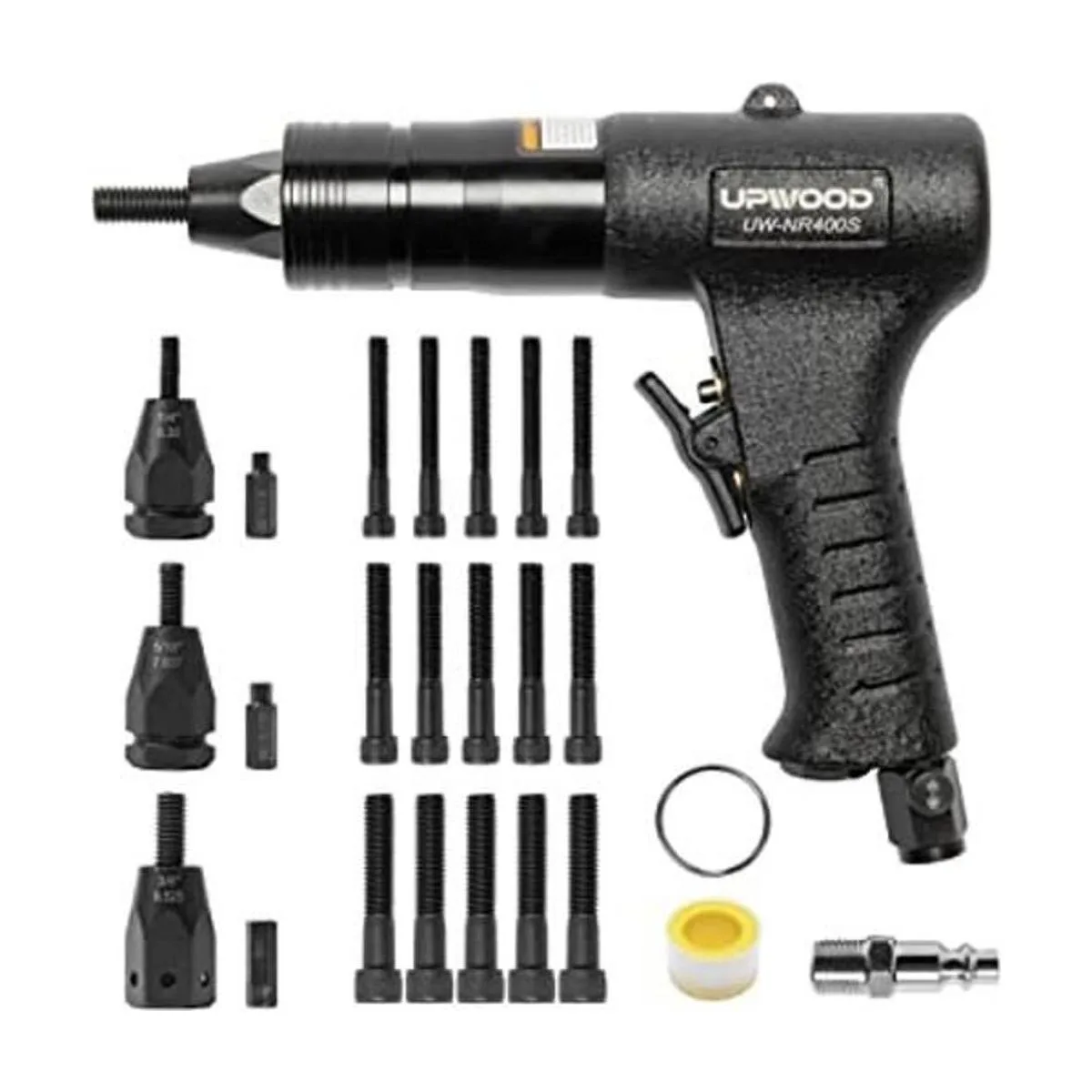 Pistola neumática de tuerca remachada con mandriles y_1