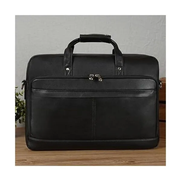 Maletín de cuero para hombres de 17 pulgadas para laptop_6