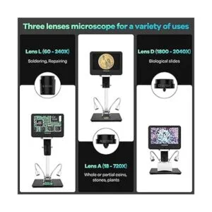 Andonstar AD246SM Microscopio digital HDMI 2000x para_2