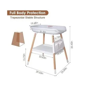 Beberoad Love Cambiador de bebé cambiador de pañales con_6