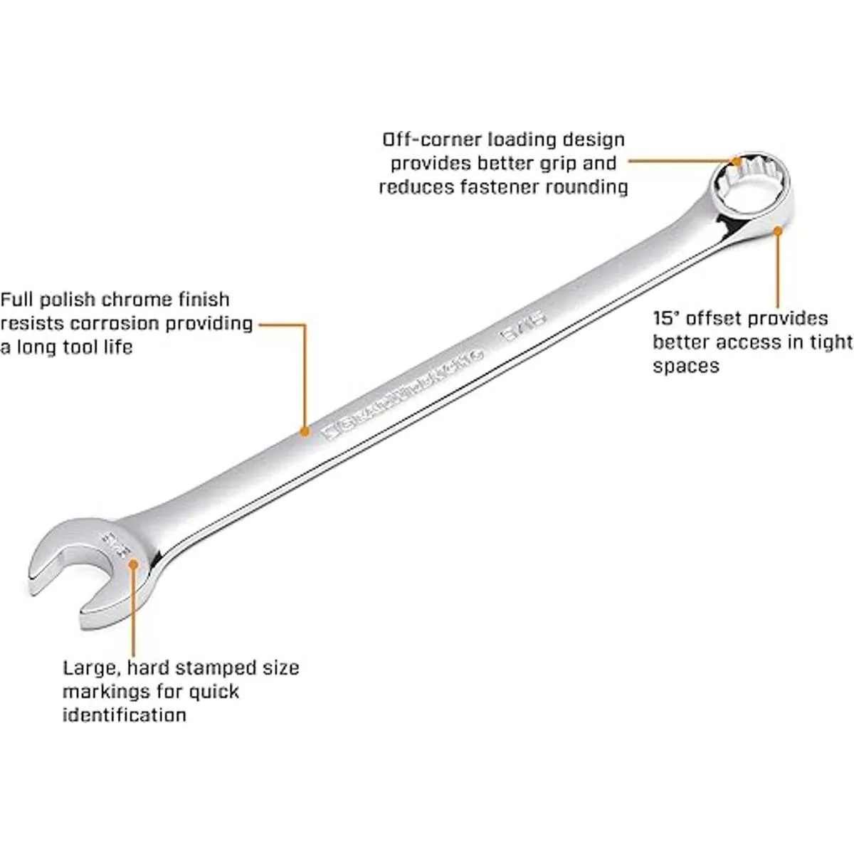 GearWrench juego de llaves combinadas sistema métrico y_2
