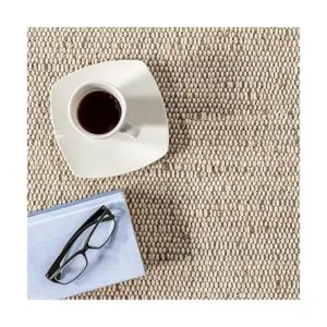 S L Homes Alfombra natural de yute de algodón tejida a_5