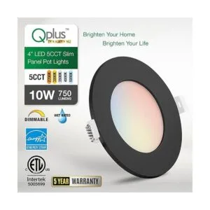 Qplus Iluminación empotrada de 4 pulgadas ubicación_2