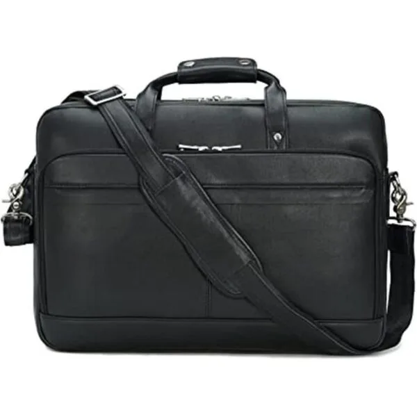 Maletín de cuero para hombres de 17 pulgadas para laptop_1