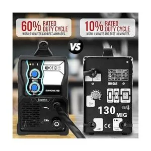 MIG Soldadora de núcleo de flujo con gas y sin gas 130 A_2