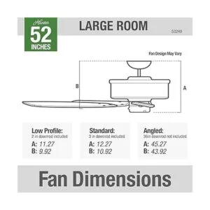Hunter Fan Company 53240 Builder Elite Ventilador de_5