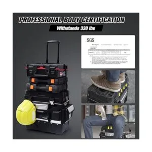 MARUTAI Bolsa de herramientas rodante de 18 pulgadas con_3