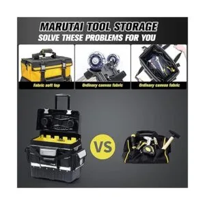 MARUTAI Bolsa de herramientas rodante de 18 pulgadas con_2