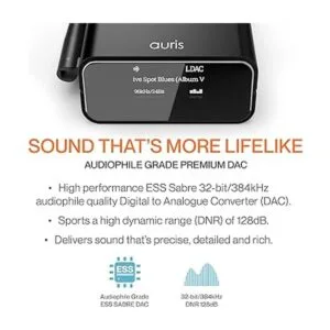 Auris Blume Pro HiFi Bluetooth 5.0 Adaptador Bluetooth de_4