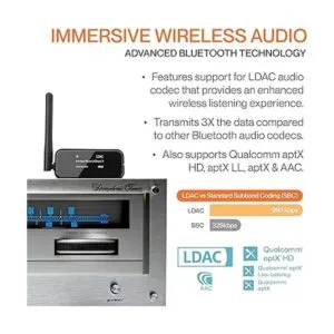 Auris Blume Pro HiFi Bluetooth 5.0 Adaptador Bluetooth de_3