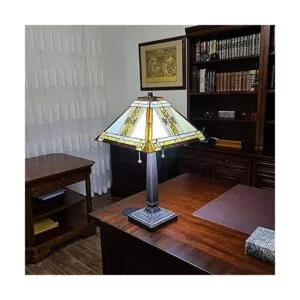 Lámpara de mesa estilo Banker Mission de 23 pulgadas de_2