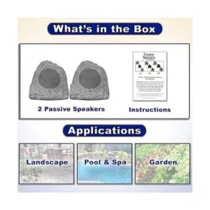 Theater Solutions 2R4G altavoces tipo roca para_5