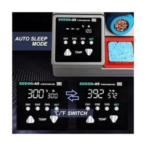 SUGON Estación de soldadura de precisión A9 calentamiento_5