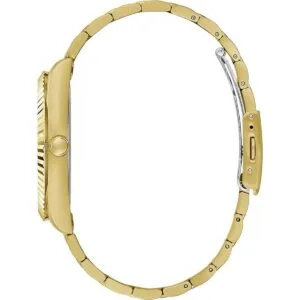 GUESS 42mm Stainless Steel DayDate Watch with Coin Edge_2