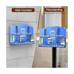 Estación de carga de teléfono celular montada en la_4