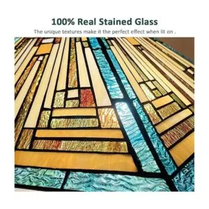 Cotoss Tiffany Lámparas de mesa de 16 pulgadas de ancho_3