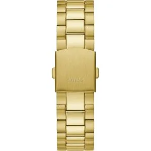 GUESS 42mm Stainless Steel DayDate Watch with Coin Edge_3