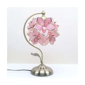 Bieye L10833 Lámpara de mesa de cristal con base de latón_3