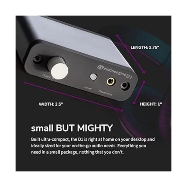 Audioengine D1. Conversor de señal digital a analógica de_6