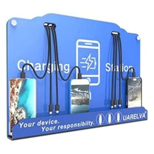 Estación de carga de teléfono celular montada en la_1