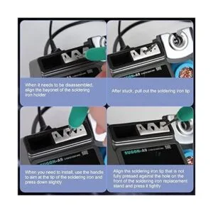 SUGON Estación de soldadura de precisión A9 calentamiento_3