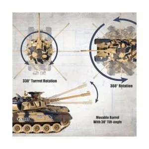 Supdex Tanque de control remoto 118 para adultos y niños_4