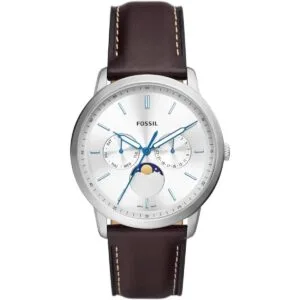Fossil Mens Neutra Stainless Steel Quartz Moonphase_1
