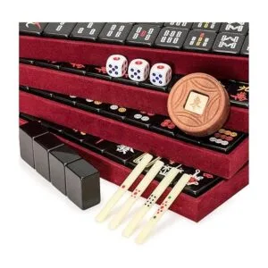 Yellow Mountain Imports Juego chino Mahjong Juego de_3