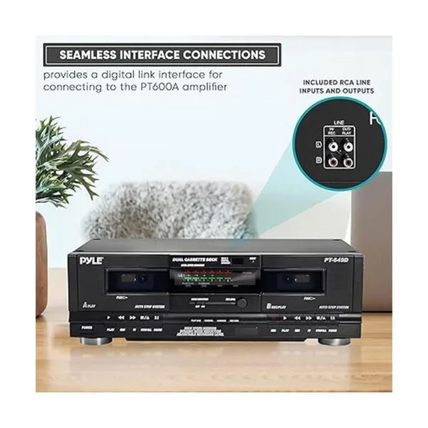 Sintonizador digital dual Cassette Pyle Home Media_4