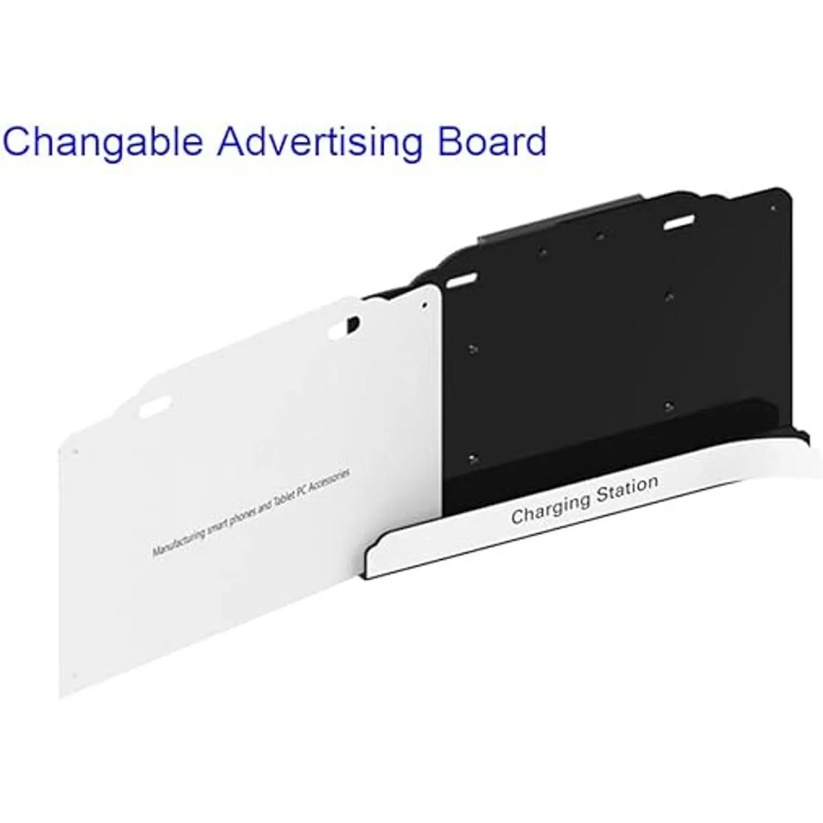 Estación de carga de teléfono celular montada en la_3